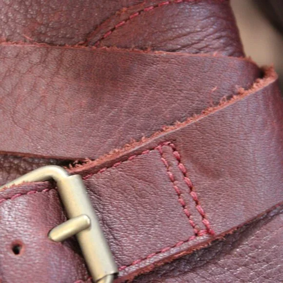 Merrell Shiloh II Burgundy Leather Ankle Boots Women’s NWOB Size 11 - Picture 13 of 15